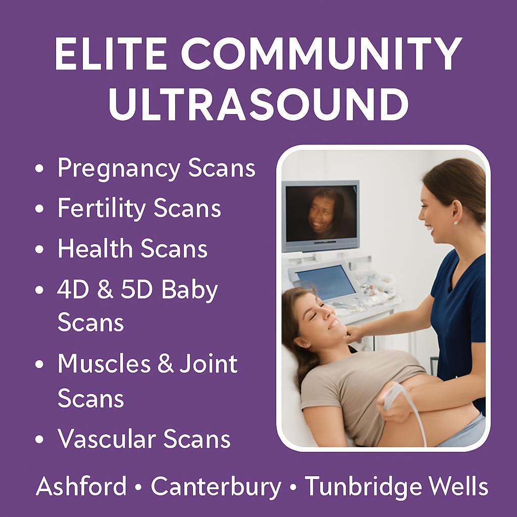 Private ultrasound services at Elite Community Ultrasound in Kent